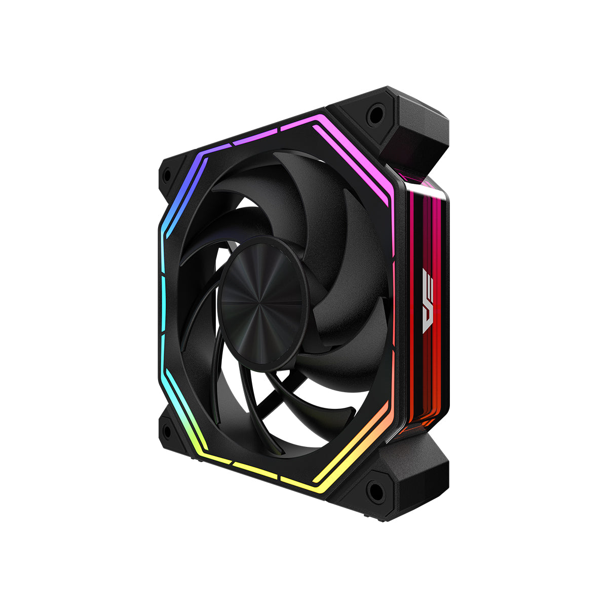 Darkflash Infinity 34 120MM A-RGB Cooling Fan (3-IN-1 Pack) (Black, White)