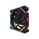 Darkflash Infinity 34 120MM A-RGB Cooling Fan (3-IN-1 Pack) (Black, White)