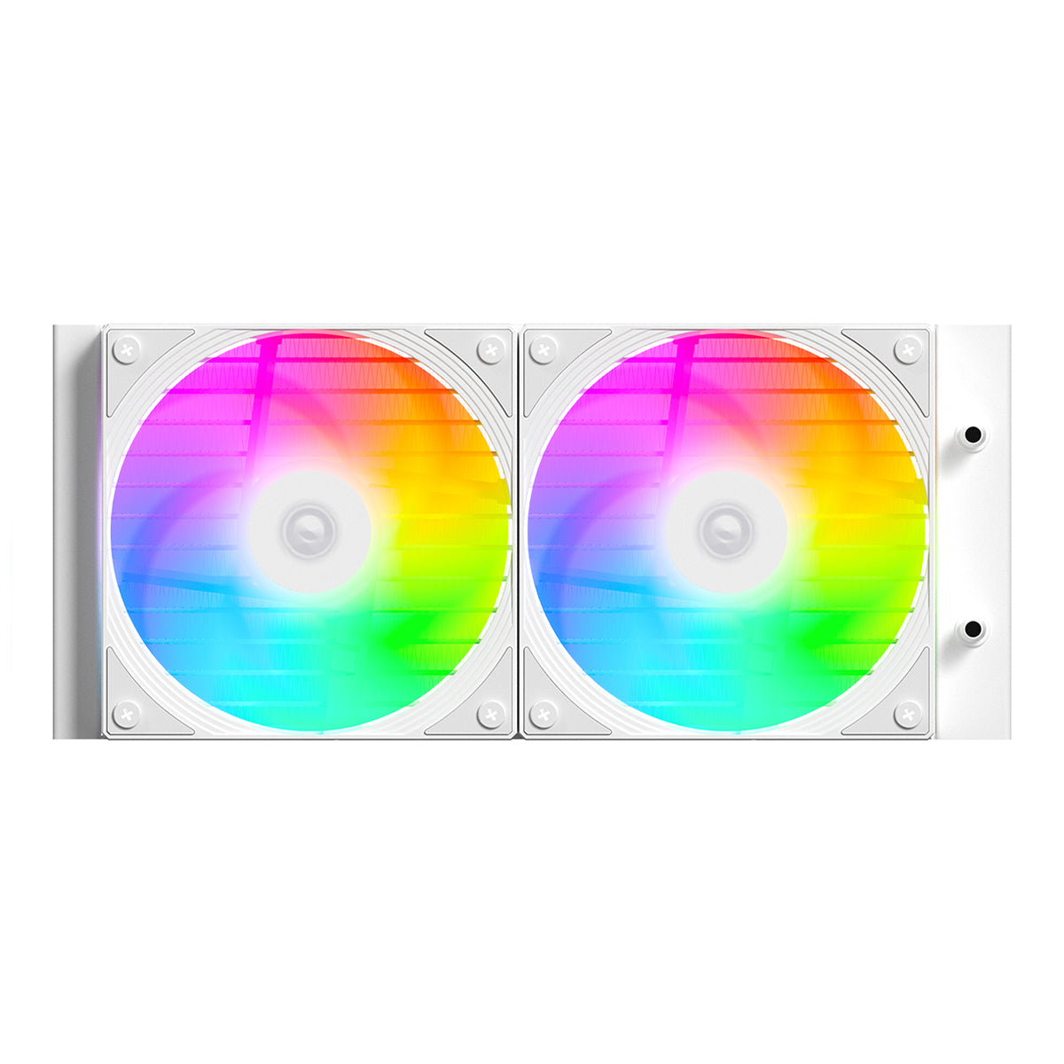 ID-Cooling FX240 INF 240mm AIO Liquid Cooler with Infinity Mirror Display (Black, White)
