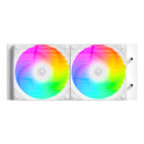 ID-Cooling FX240 INF 240mm AIO Liquid Cooler with Infinity Mirror Display (Black, White)