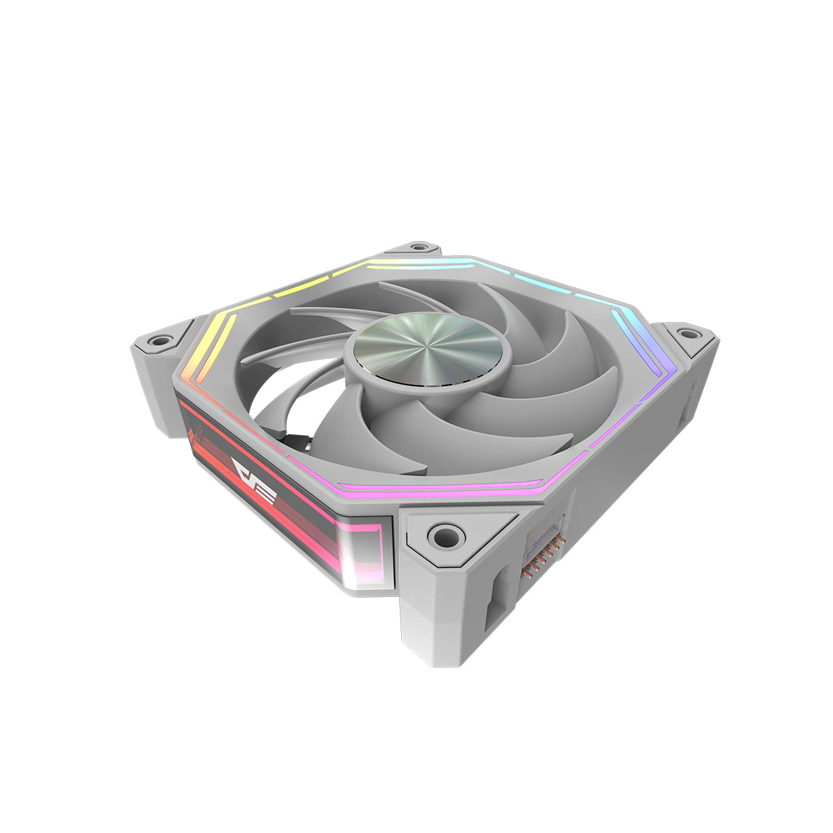 Darkflash Infinity 34 120MM A-RGB Cooling Fan (3-IN-1 Pack) (Black, White)