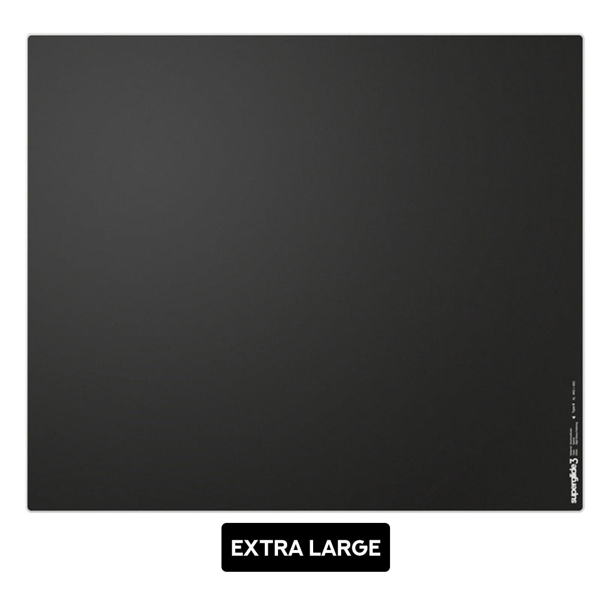 Pulsar Superglide 3 Premium Glass Mousepad (Black) | DataBlitz