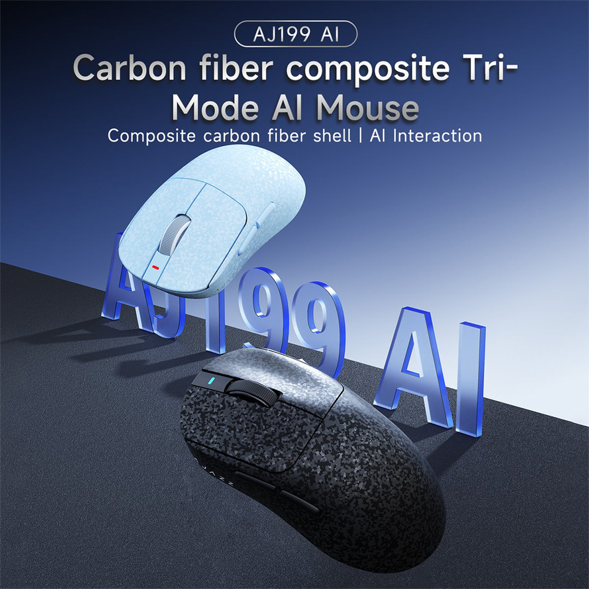 Nacodex x Ajazz AJ199 AI Carbon Fiber Composite Tri-Mode Mouse | DataBlitz