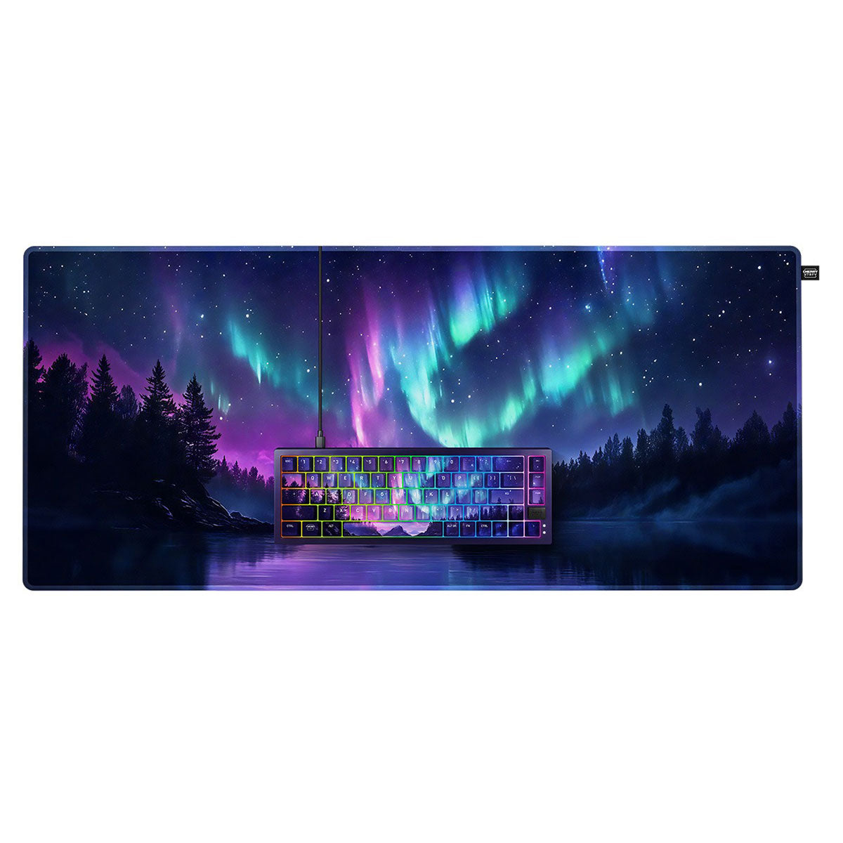 Cherry XTRFY K5V2 GP6 Northern Light Limited Edition Keyboard & Mouse Pad Bundle (Blue)