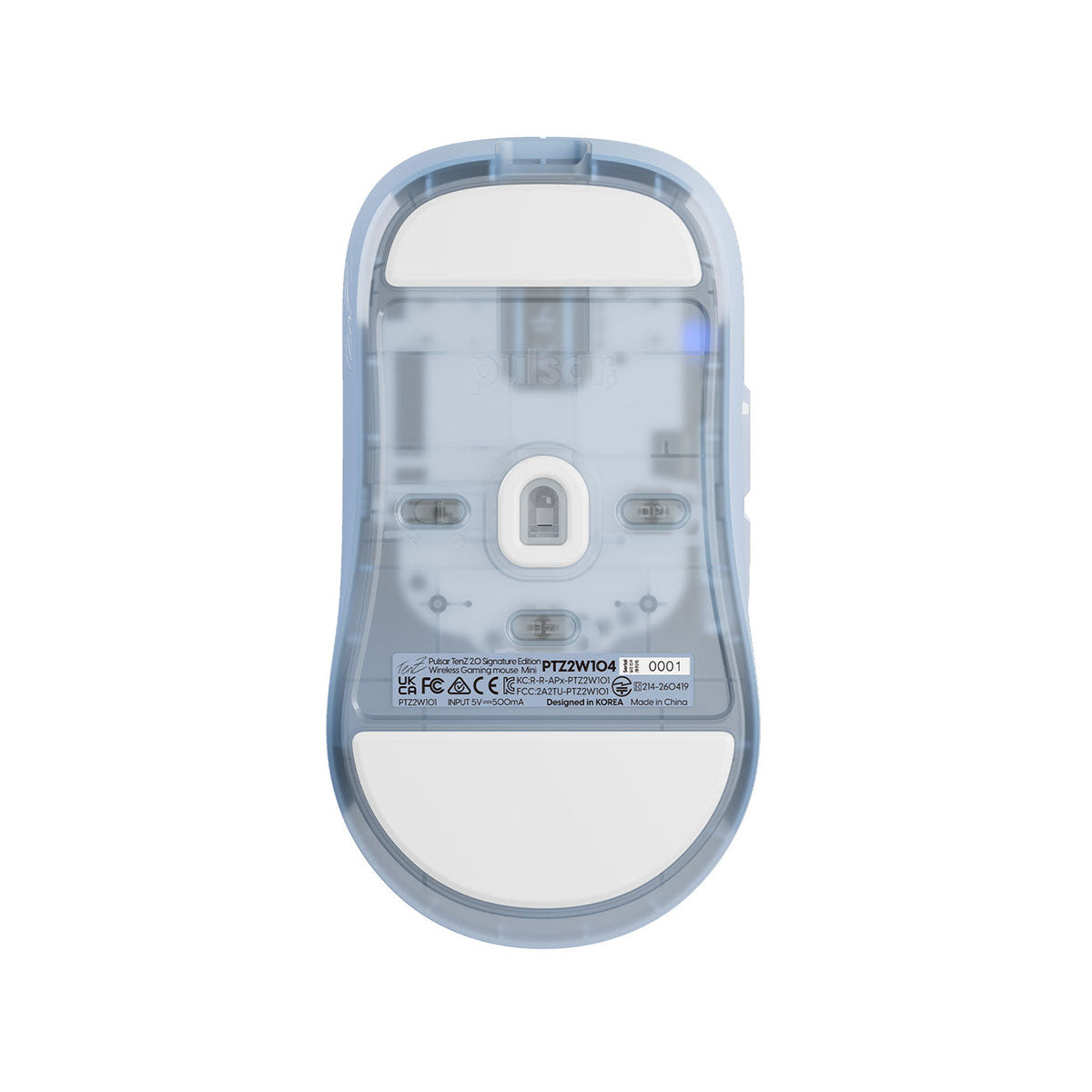 Pulsar TenZ 2.0 Ultra Light Weight eSports Wireless Gaming Mouse Mini (Misty Blue) (PTZ2W104)