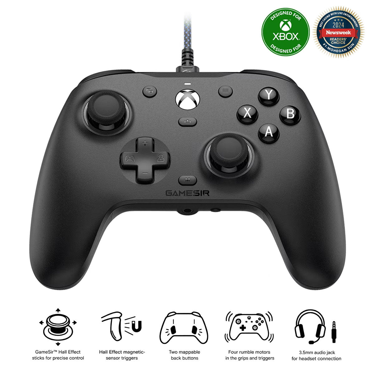 Gamesir G7 SE Advanced Wired Gaming Controller for Xbox (Jet Black)