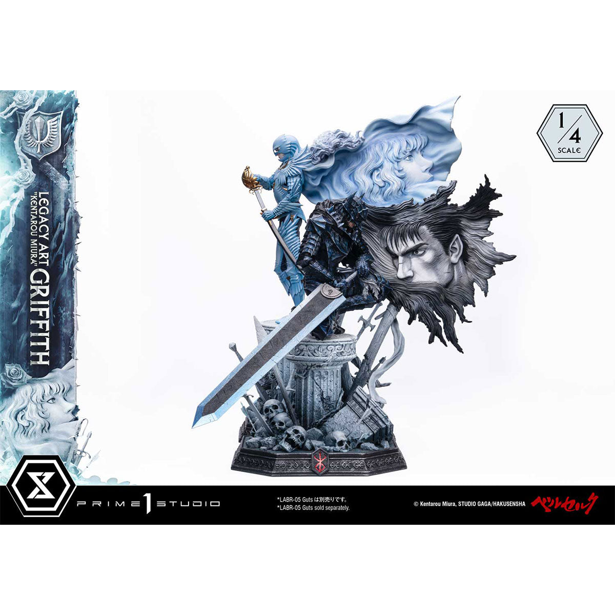 Legacy Art "Kentarou Miura" Berserk Griffith 1/4 Scale