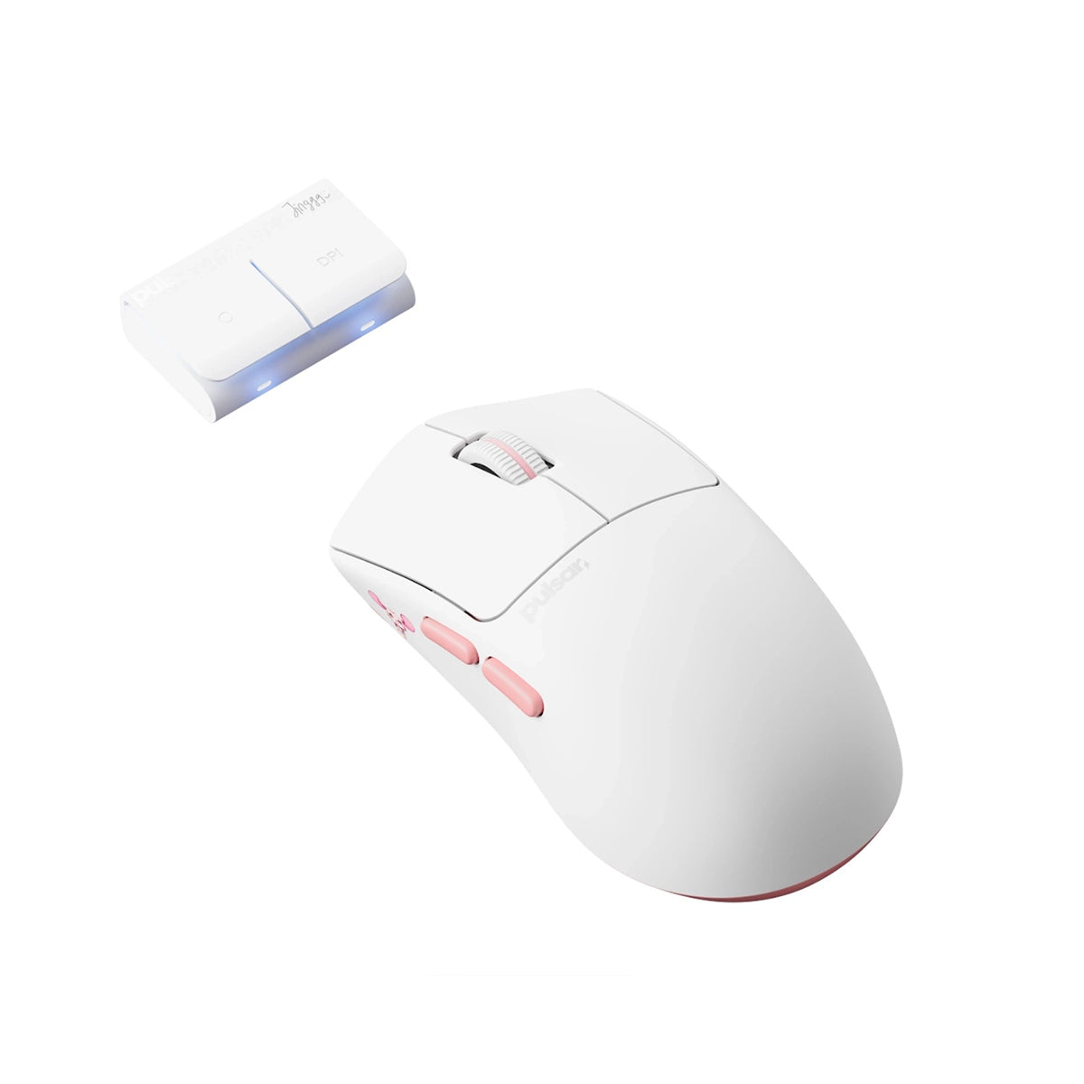 Pulsar Pro Series Jinggg-X eSports Wireless Gaming Mouse (White) (PJGX21)