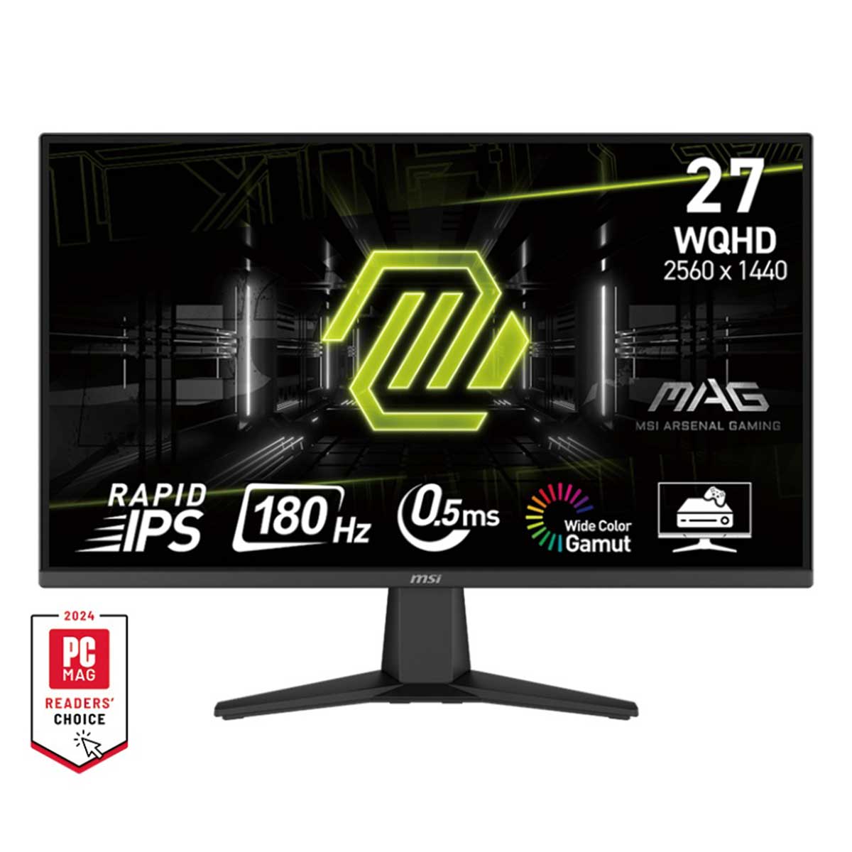 MSI MAG 275QF 27" WQHD (2560x1440) 180Hz 0.5ms GTG Rapid IPS Flat Gaming Monitor