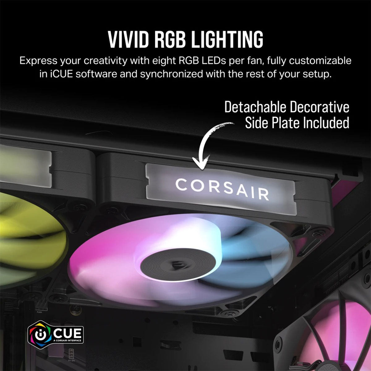 Corsair ICUE Link RX140 RGB 140MM PWM Single Fan Expansion
