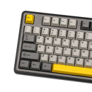 Ajazz AK980 RGB Tri-Mode 98% 97-Keys Gasket-Mounted Hot-Swappable Mechanical Keyboard with 1.14" TFT Display Screen & Knob (Black/Grey/Yellow)