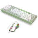 Redragon S134 Ultimate Gaming Rig Mechanical Gaming Keyboard + Mouse Combo (Dust-Proof Brown) (Winter Edition)