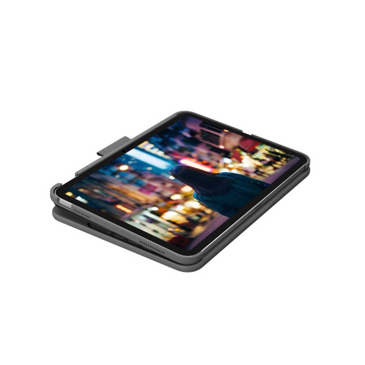 Logitech Slim Folio Keyboard Case For Ipad (10th Gen) (Grey)