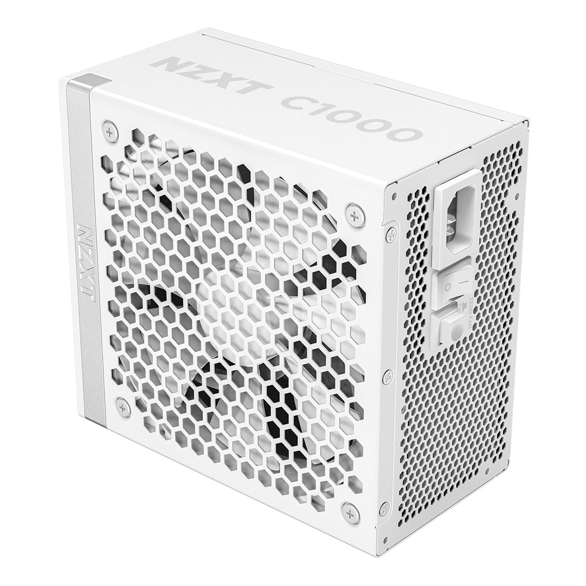 NZXT C1000 Gold 1000W 80+ Gold Fully Modular Low-Noise ATX 3.1 Power Supply (Matte White) (PA-0G2BW-US)