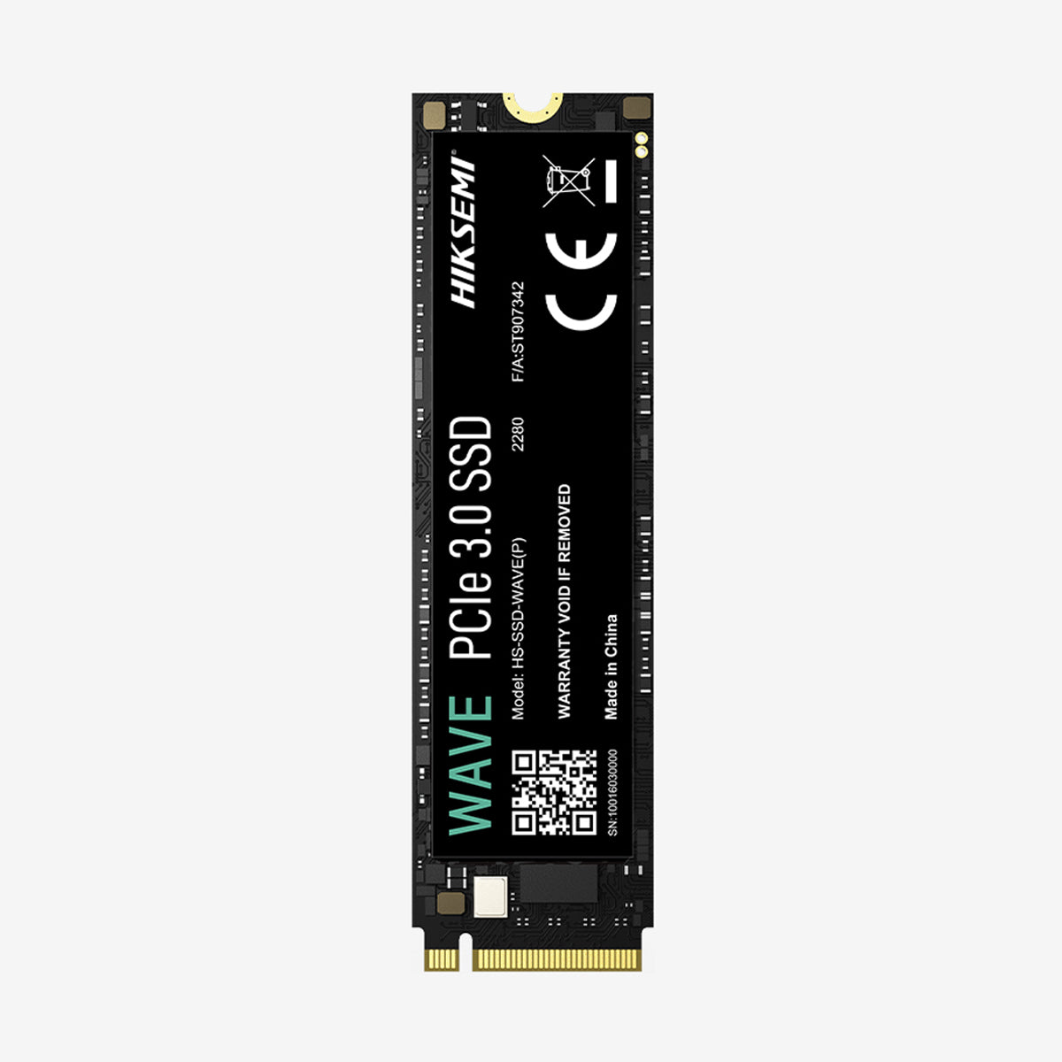 Hiksemi Wave(P) 256GB PCIe 3.0 NVMe M.2 Up to 2280MB/s Read & 1800MB/s Write 3D NAND SSD