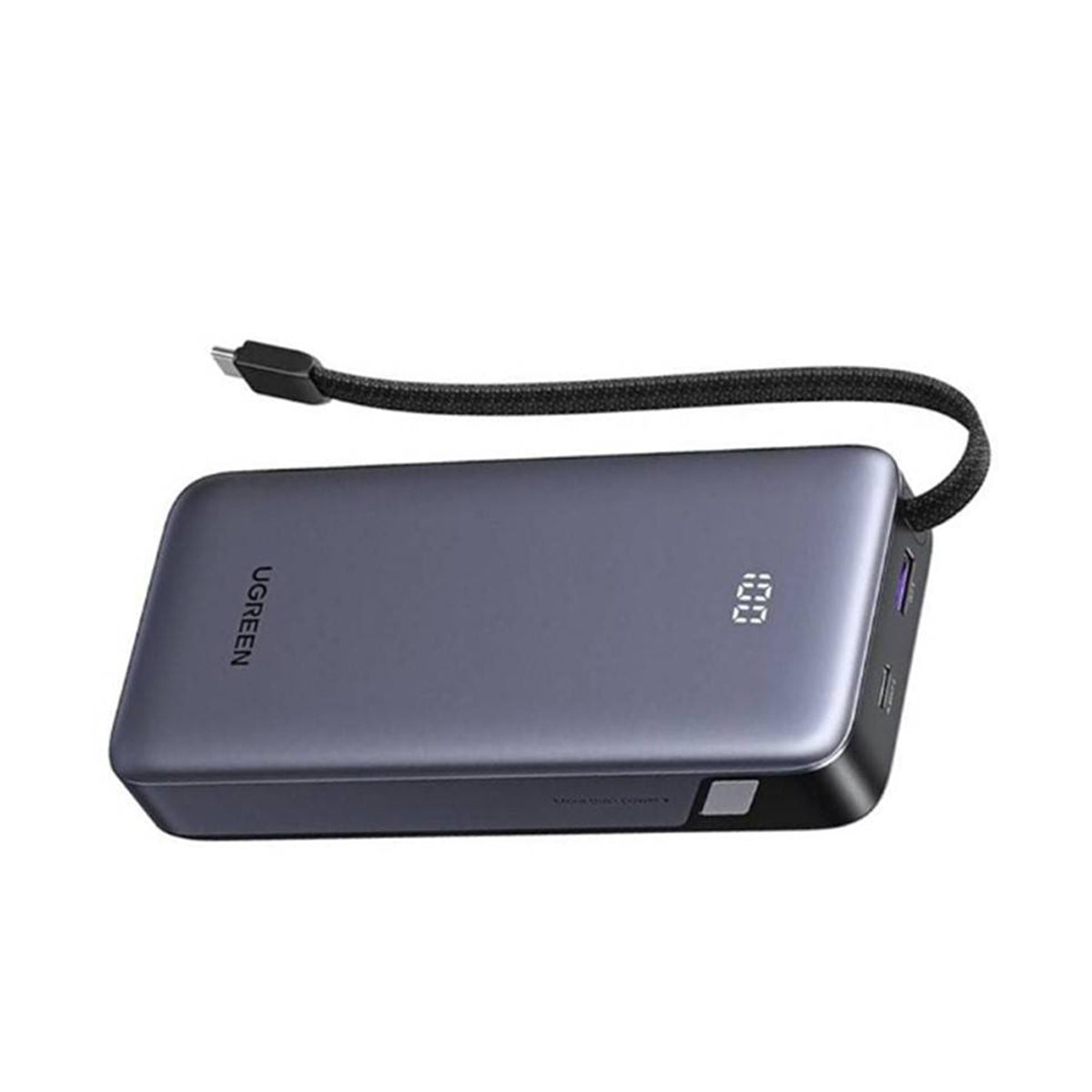 Ugreen 20000mAh 67W 1C1A Power Bank with Built-in Cable (3C Version) (PB550/85166B)