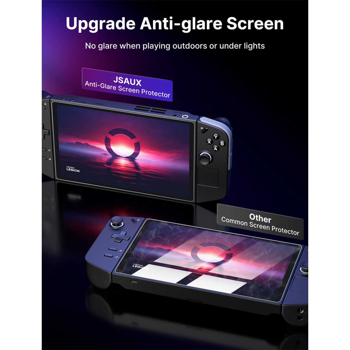 JSAUX Ultra Clear Anti-Glare Screen Matte Protector for Legion Go 2-Pack (GP0117)