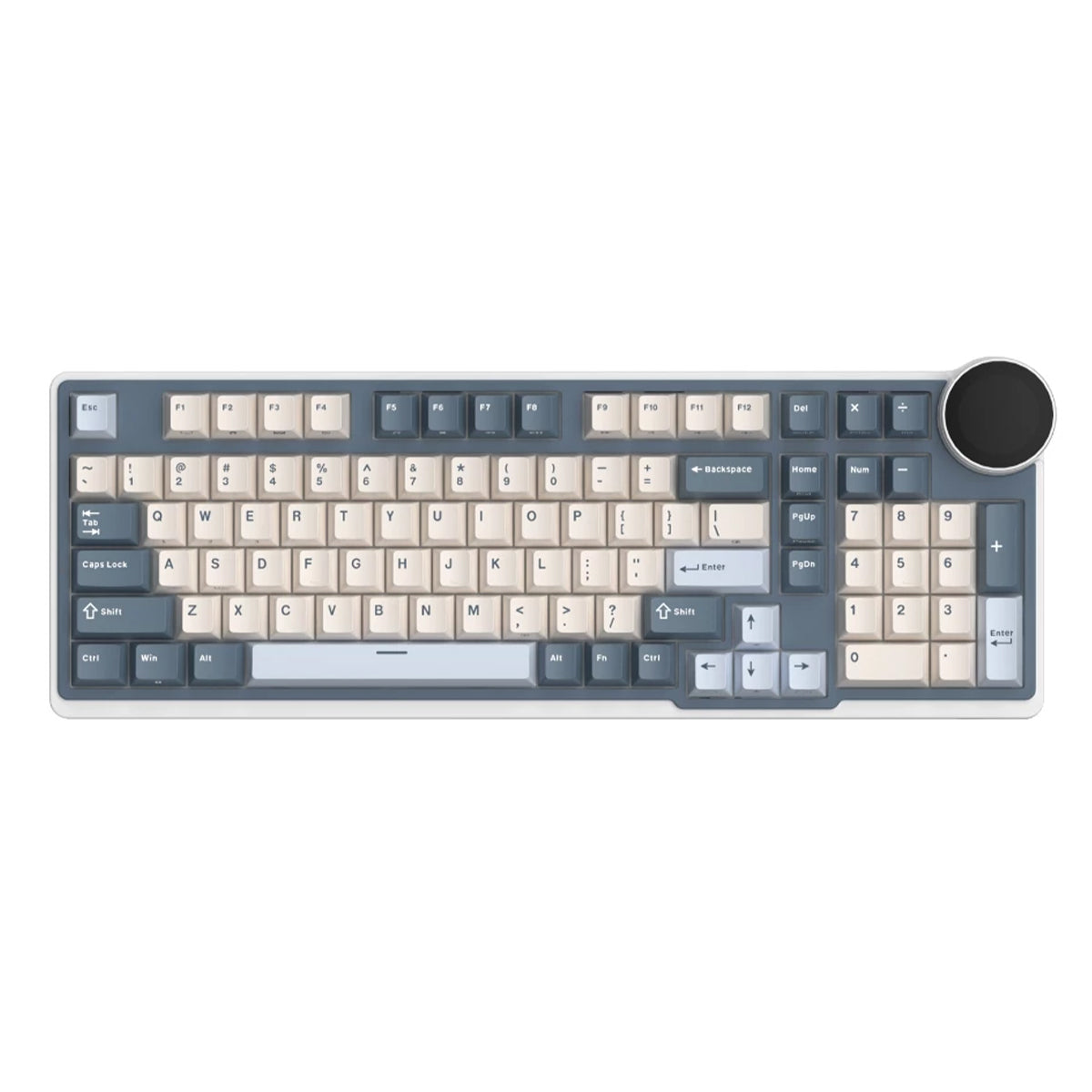 Royal Kludge RK-N99 Tri-Mode RGB 98 Keys Hot Swappable Mechanical Keyboard Moon