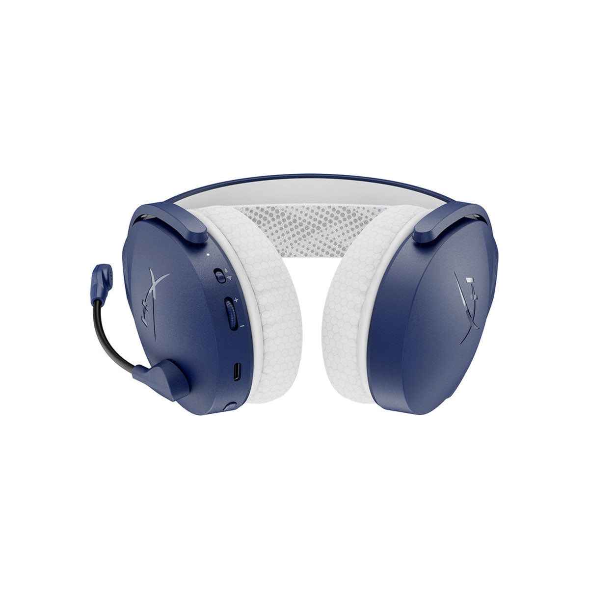 HyperX Cloud Jet Dual Wireless Gaming Headphone for PC/Mac/PS5/PS4/Mobile (Black, White/Blue)