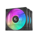 DeepCool FD12 ARGB 3-in-1 3x120mm Fans (Black) (R-FD12-BKAPN3-G)