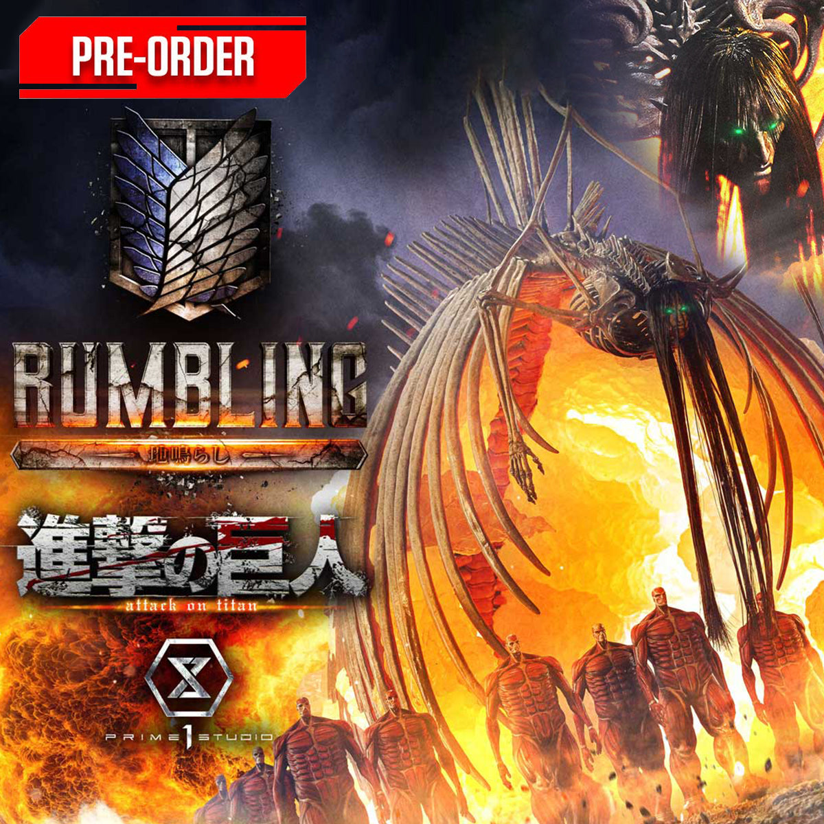 Ultimate Diorama Masterline TV animation Attack on Titan The Rumbling