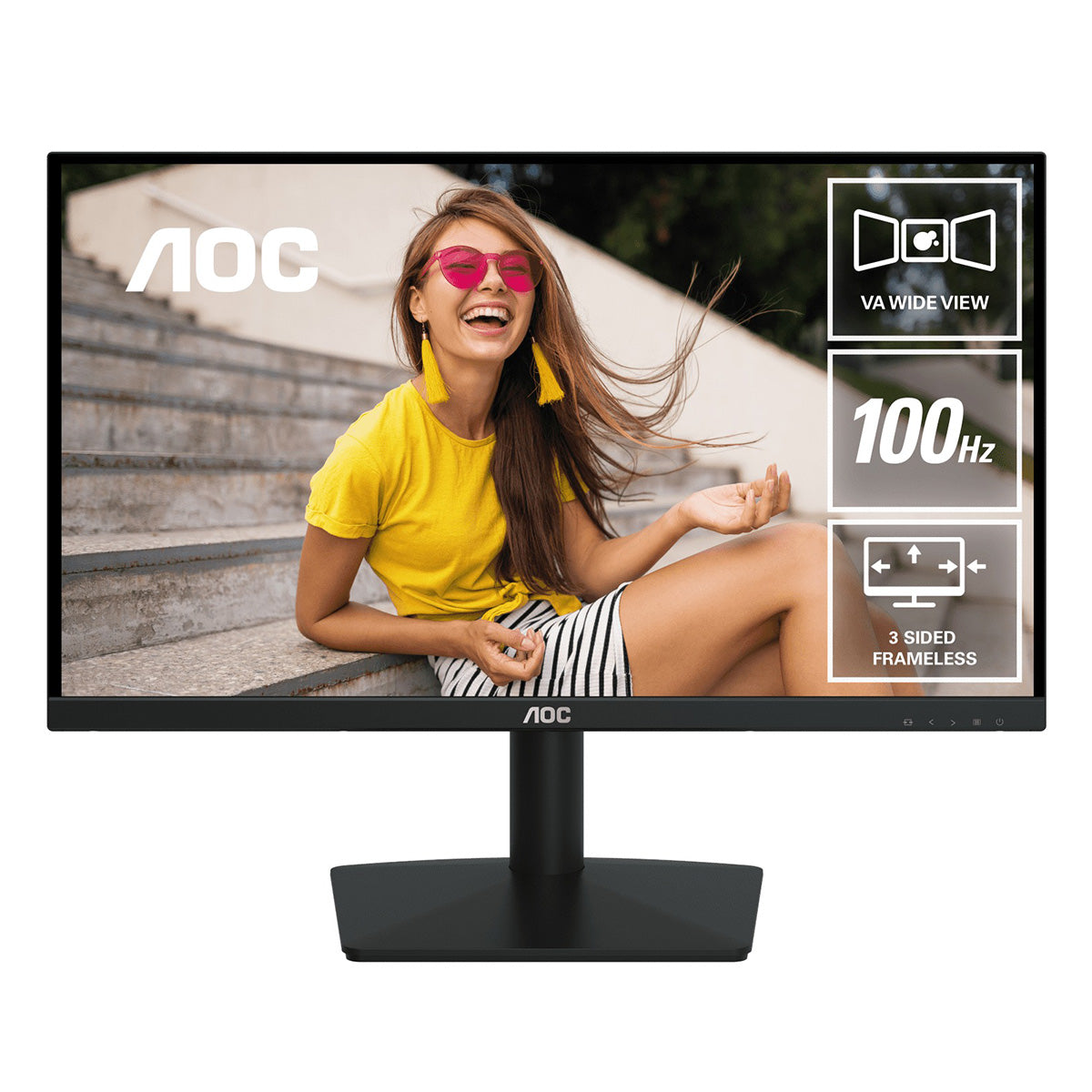 AOC 22B15HN/71 21.5" FHD (1920X1080) 100Hz 4ms GTG Adaptive Sync VA 3-Sided Frameless Monitor