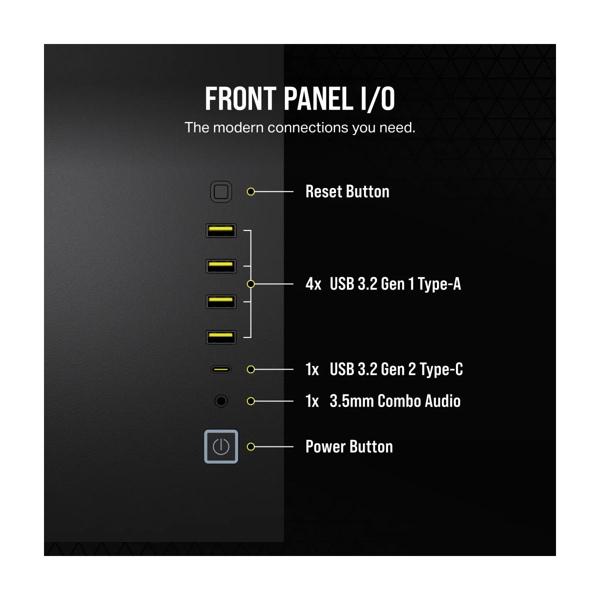 Corsair 6500D Airflow Tempered Glass ATX Mid-Tower Dual Chamber PC Case