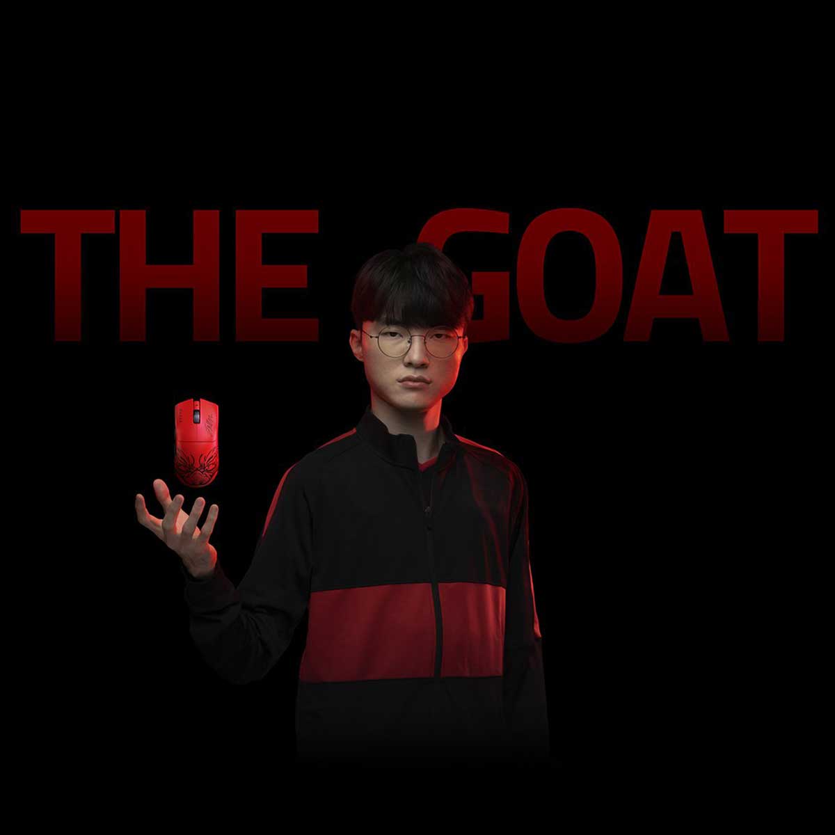 Razer Viper V3 Pro Ultra-Lightweight Hyperspeed Wireless Symmetrical Esports Mouse (Faker Ed.)