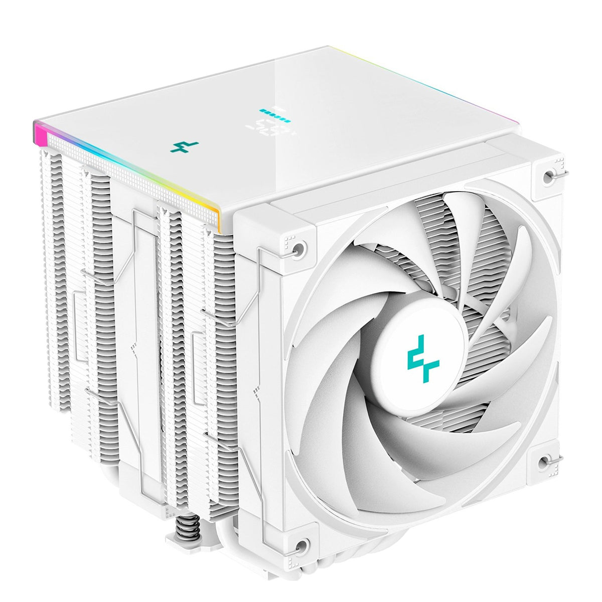 Deepcool AK620 Digital WH Performance CPU Cooler With a Status Display (White) (R-AK620-WHADMN-G)