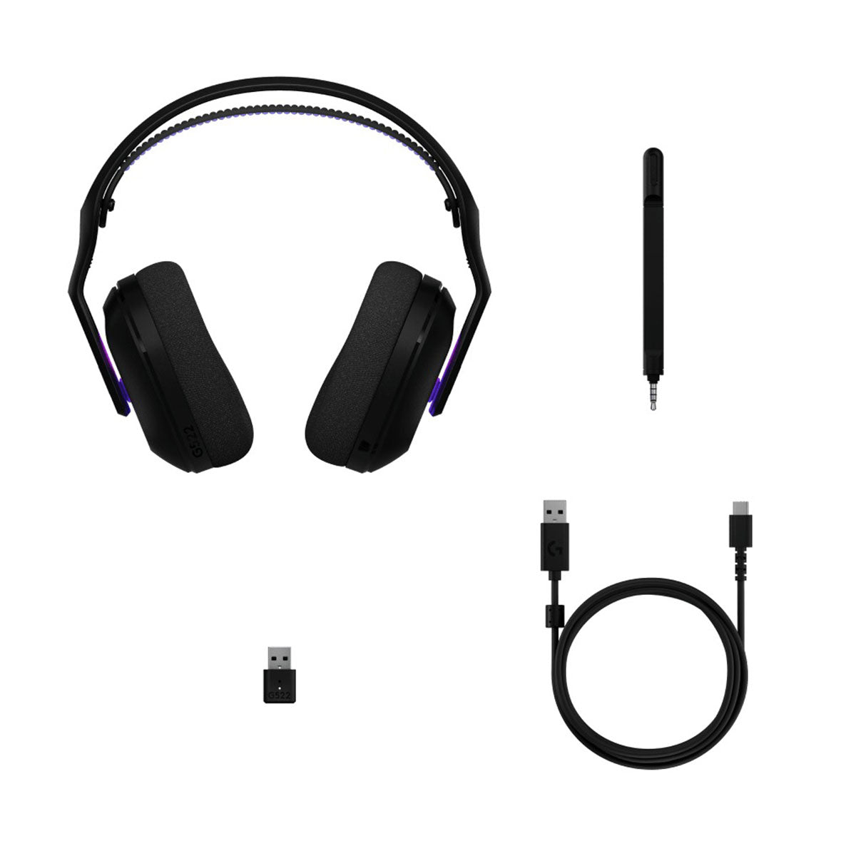 Logitech G522 Lightspeed Wireless Gaming Headset (Black) (981-001545)