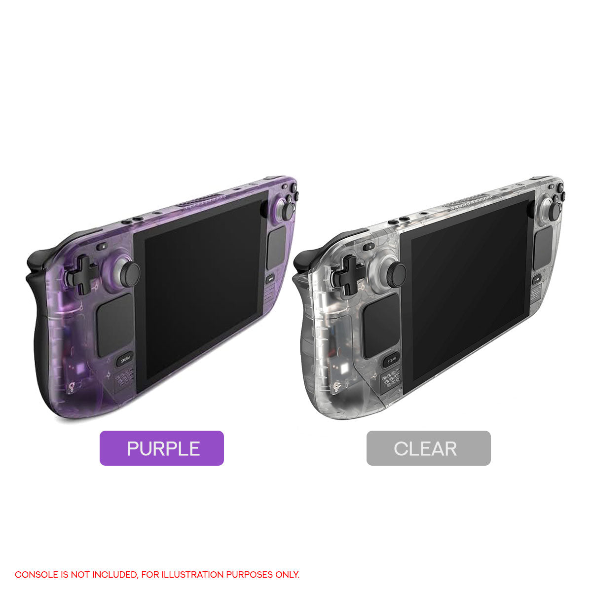 JSAUX Transparent Front Cover for Steam Deck (PC0108)