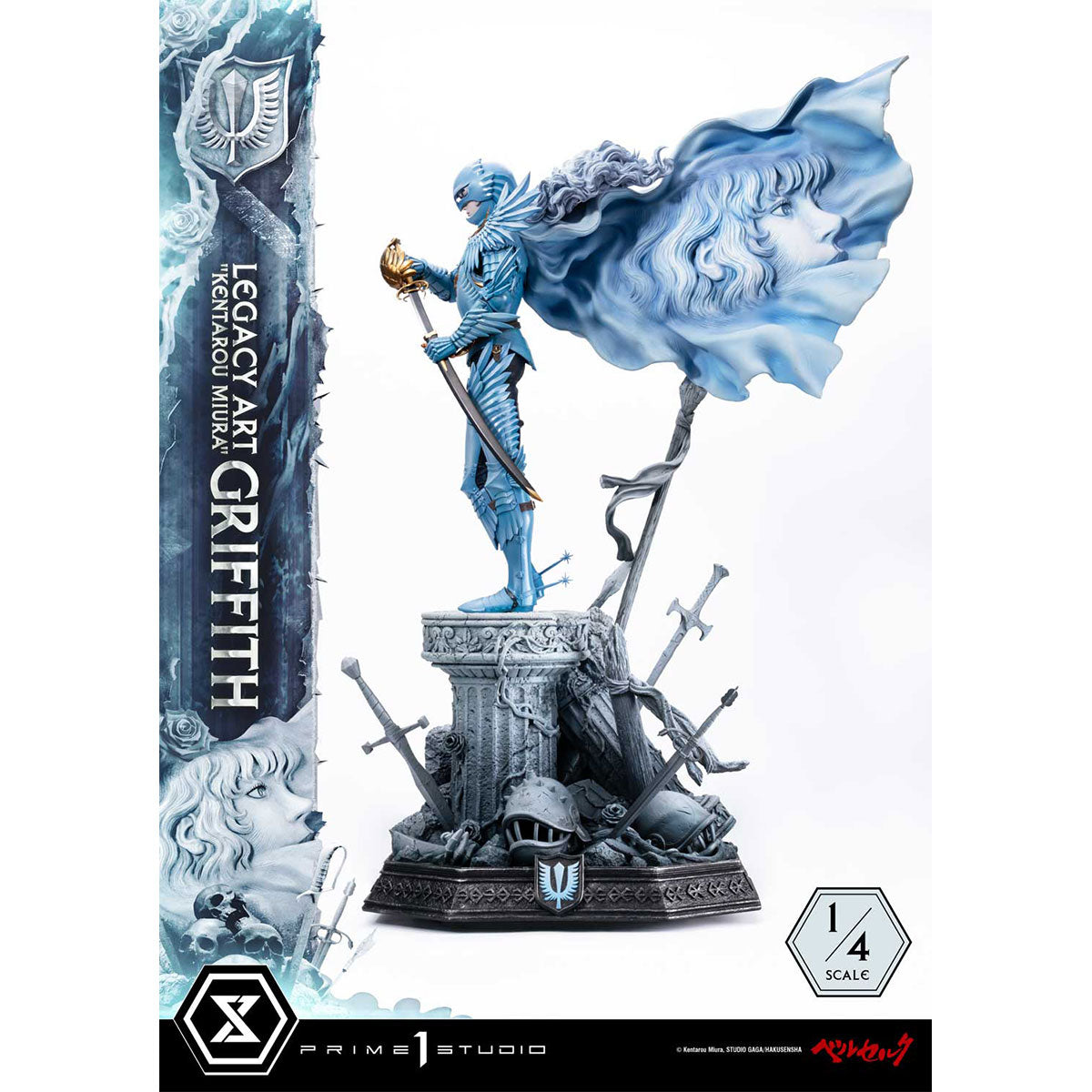 Legacy Art "Kentarou Miura" Berserk Griffith 1/4 Scale