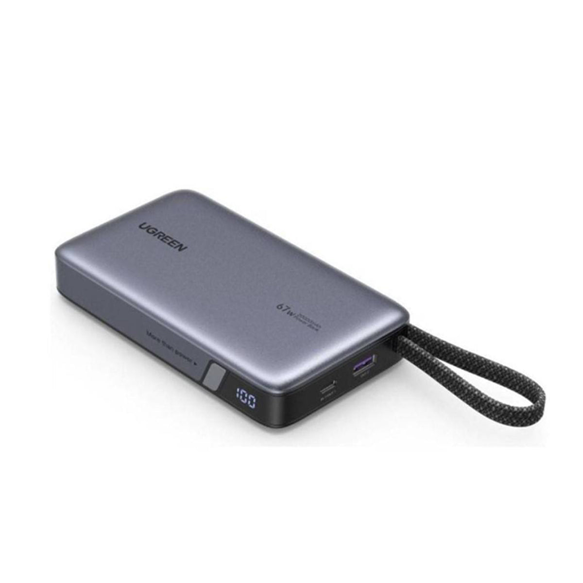 Ugreen 20000mAh 67W 1C1A Power Bank with Built-in Cable (3C Version) (PB550/85166B)