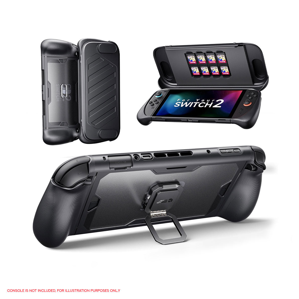 JSAUX ModCase Modular Protective Case for Nintendo Switch 2 (Black) (PC0121B)