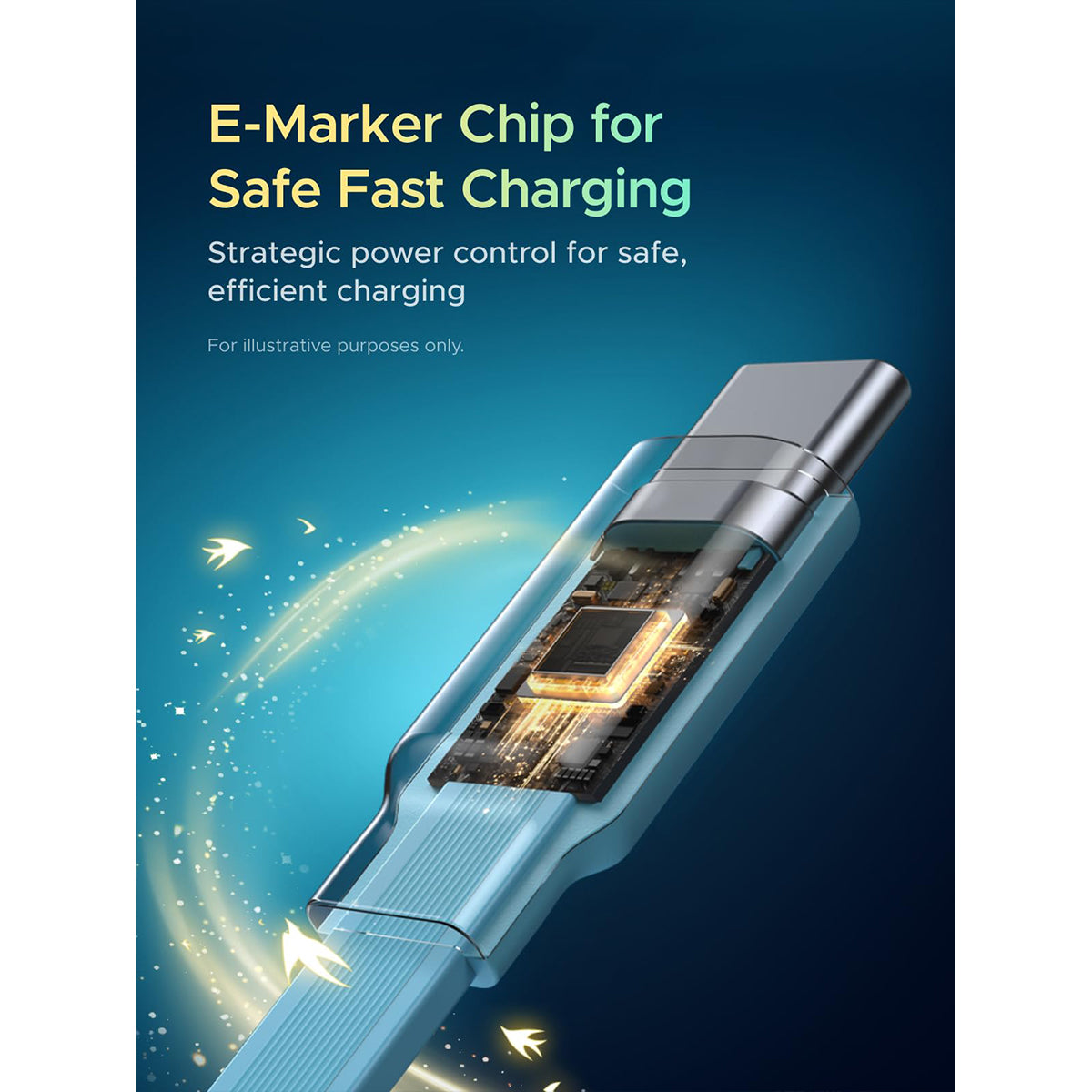 Ugreen x Honkai: Star Rail USB-C to USB-C 100W PD Fast Charging Retractable Cable - 1m