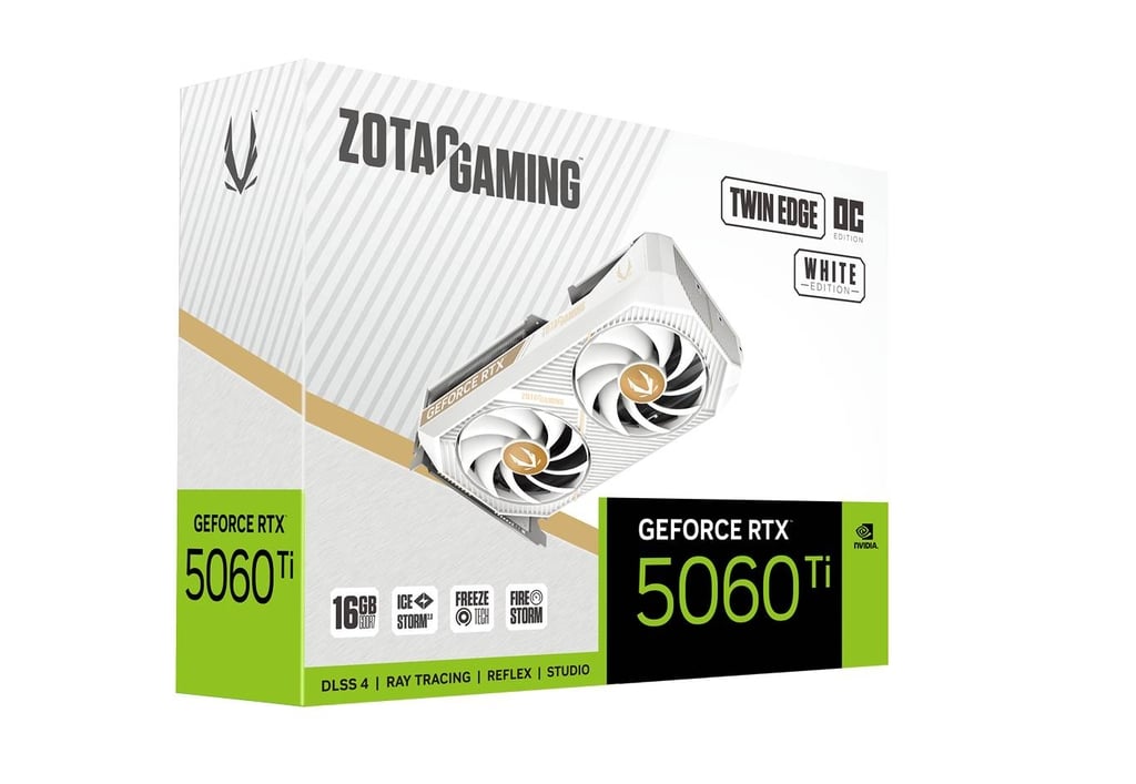 Zotac Gaming GeForce RTX 5060 Ti 16GB Twin Edge OC GDDR7 Graphics Card