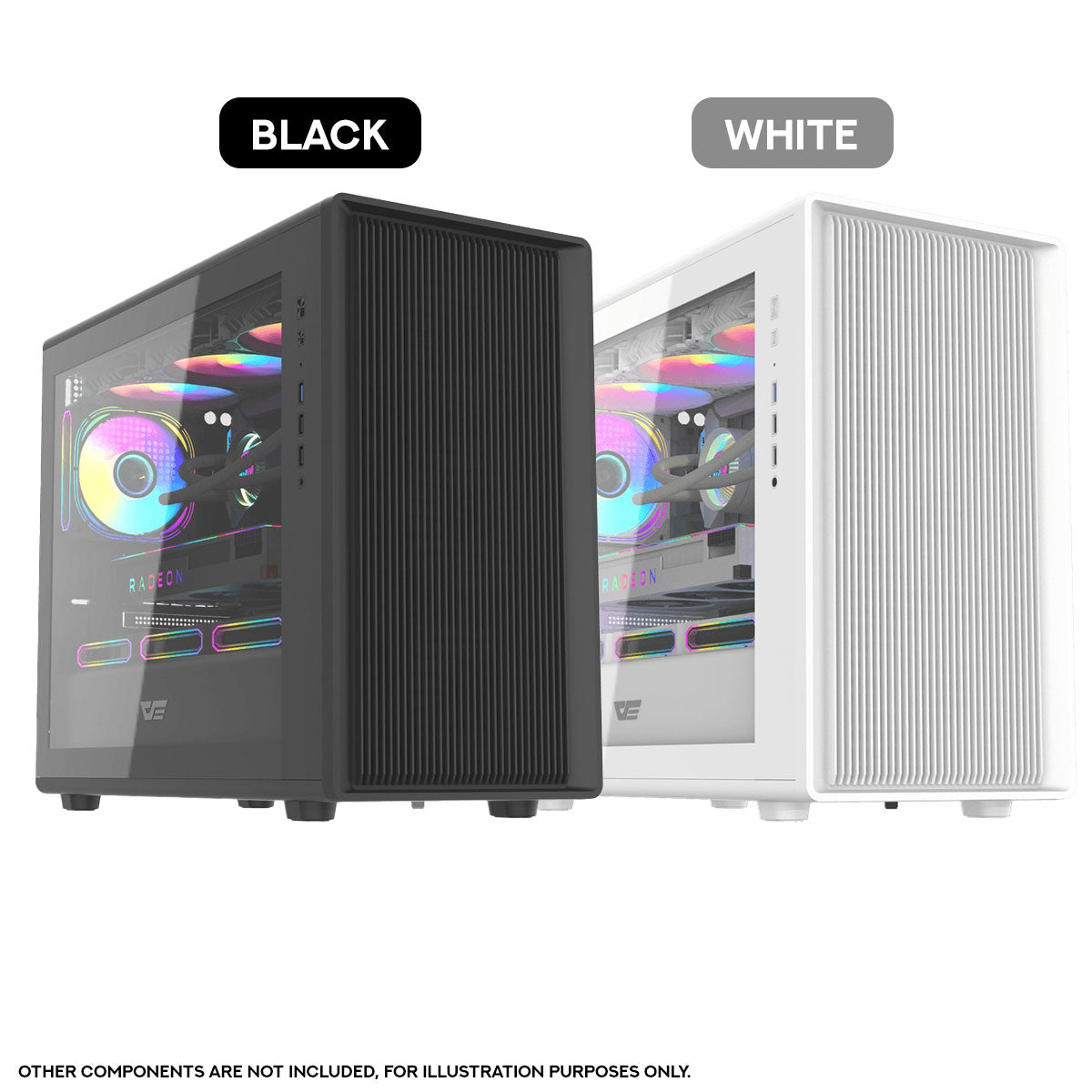 DarkFlash DB460M TG Panel Luxury M-ATX PC Case | DataBlitz