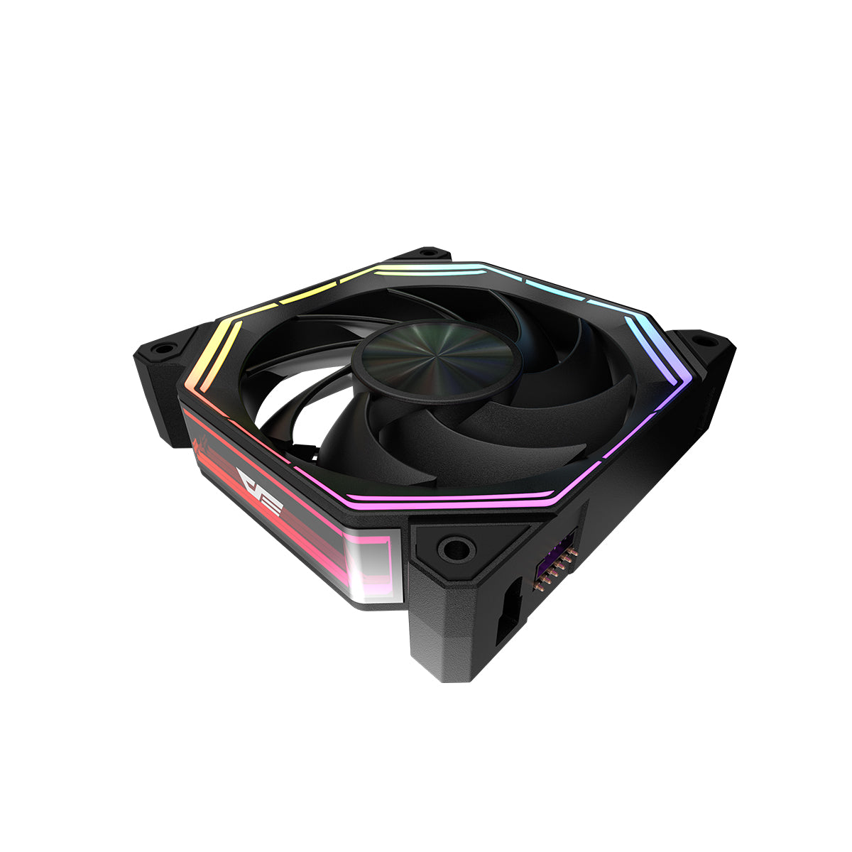 Darkflash Infinity 34 120MM A-RGB Cooling Fan (3-IN-1 Pack) (Black, White)