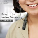 Promate Blend High-Definition Dynamic Wireless Neckband Earphones with TF Card Slot (Black)