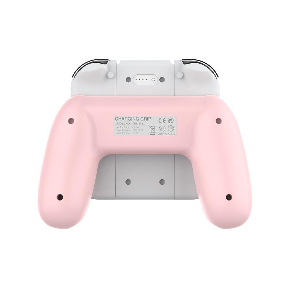 DOBE NSW Charging Grip For N-Switch / N-Switch Oled Joy-Con (Pink) (ITNS-873C) - DataBlitz