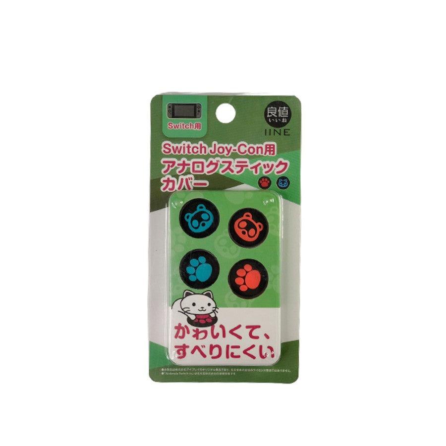 NSW IINE Analog Caps For Joy-Con Blue/Red Bear | Paw (L342) - DataBlitz