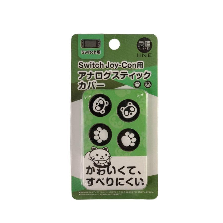 NSW IINE Analog Caps For Joy-Con White Bear+Paw (L341) - DataBlitz