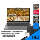 LENOVO Ideapad 3 15ALC6 82KU01ATPH Laptop (Arctic Grey) | 15.6" FHD | Ryzen 7 5700U | 8 GB RAM DDR4 | Radeon Graphics | Windows 11 Home  |  MS Office Home & Student 2021 | LENOVO Casual Backpack B210 - DataBlitz