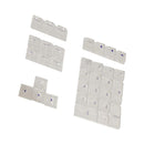 AKKO Clear Full Transparent Keycaps Set ASA 155 Keys Purple Character - DataBlitz