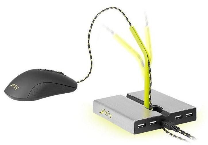 XTRFY B1 MOUSE BUNGEE WITH USB HUB - DataBlitz