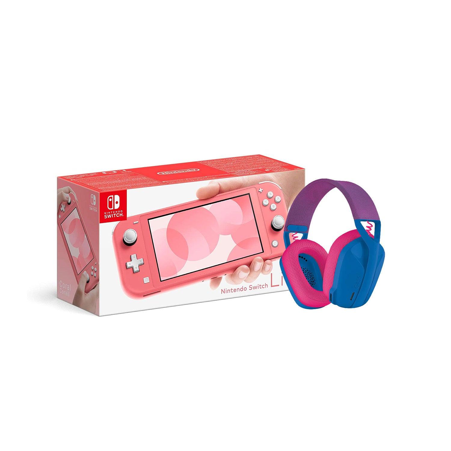 LOGITECH G435 LIGHTSPEED WIRELESS GAMING HEADSET (BLUE) + NINTENDO SWITCH CONSOLE (Lite, Refresh, OLED) - DataBlitz