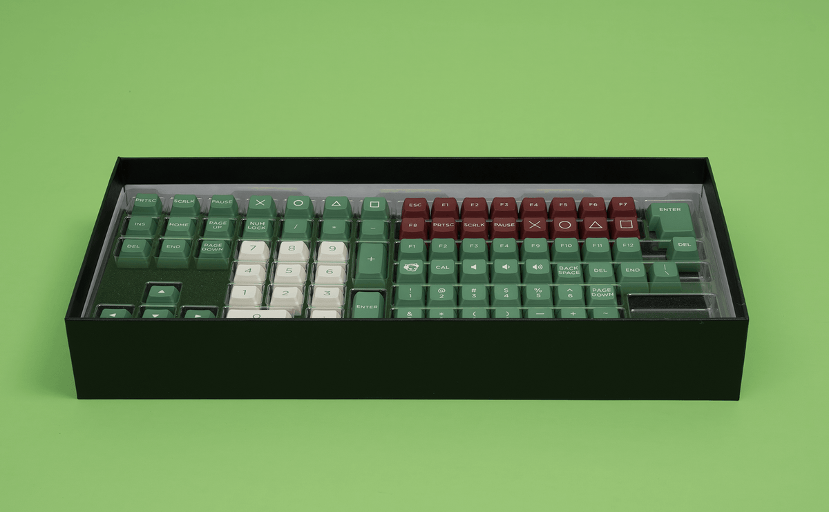 Akko Matcha Red Bean Keycaps Set OSA 217 KEYS - DataBlitz