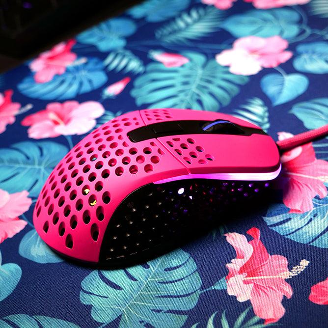 XTRFY M4 RGB ULTRA LIGHT GAMING MOUSE (PINK) - DataBlitz