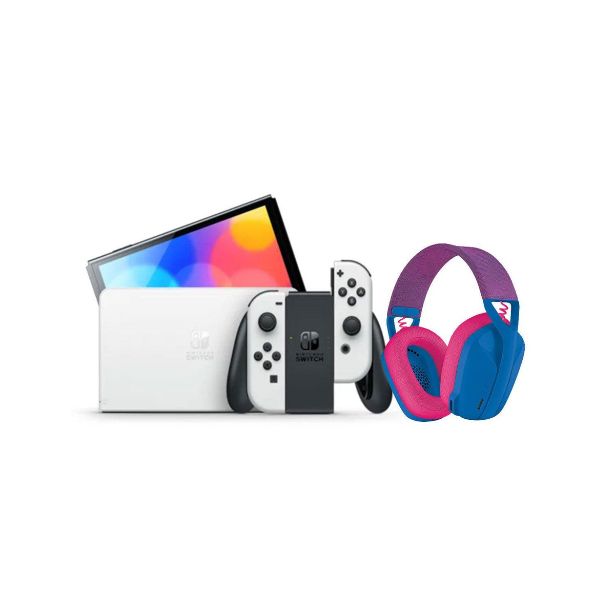 LOGITECH G435 LIGHTSPEED WIRELESS GAMING HEADSET (BLUE) + NINTENDO SWITCH CONSOLE (Lite, Refresh, OLED) - DataBlitz