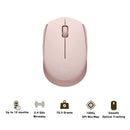Logitech M171 Reliable Wireless Connectivity Mouse (Rose) - DataBlitz